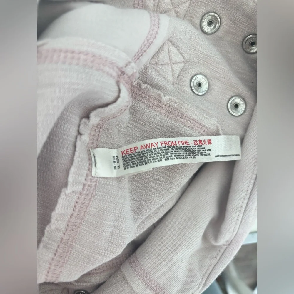 FREE PEOPLE MOVEMENT MUTED PINK BOHEMIAN STYLE LEGGING PANTS SZ SMALL - Picture 10 of 10